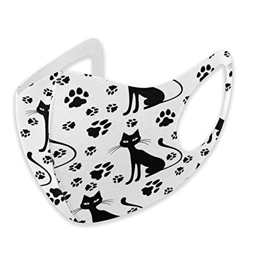 Mouth Masks for Dust Protection Anti Face Mask Washable Earloop Mask Cat