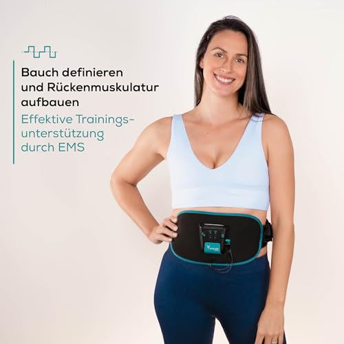 Beurer Corefit II by Antelope EMS-Trainingsgürtel, gezielte Stimulation der Bauch- und Rückenmuskulatur, effektiv für Muskelaufbau & Fettverbrennung, 9 Trainingsprogramme, für Männer und Frauen