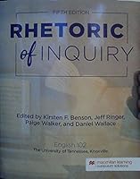 Rhetoric of Inquiry - Fifth (5th) Edition 1319335020 Book Cover