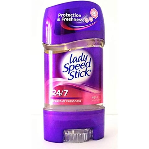 Lady Speed Stick Gel Breath of Freshness, 48H Anti-Perspirant Deodorant Gel, (Pack Of 3) Cover