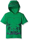 Marvel Boys' Costume Masked Hooded T-Shirt