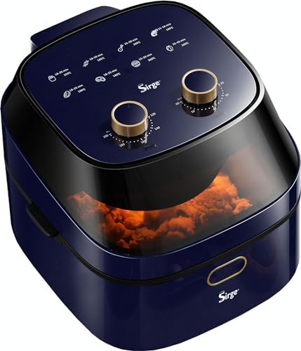 Sirge E-FRY Serie XXL 7 litros, freidora de aire saludable, compa...
