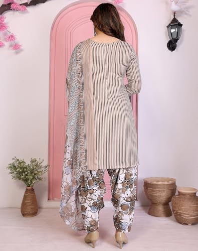 Image of Yashika Unstiched Crepe dress materials | Crepe Salwar Suit for women with dupatta | suit material for women unstitched