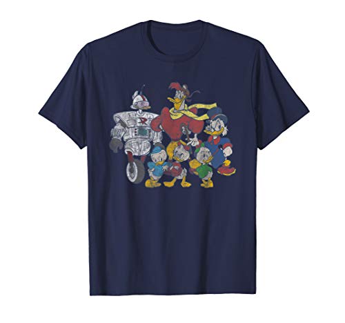 T-shirt homme DuckTales Disney gris 2XL vêtement vintage de collection