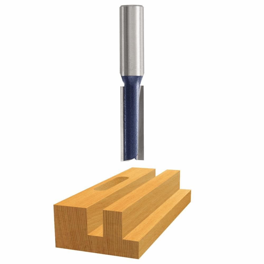 Bosch 85682MC - Punta per fresa dritta a doppio taglio, 3/4 in x 1 pollice