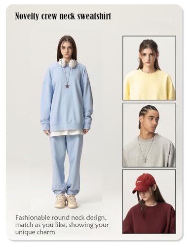 Generic Unisex Adults Pancakes & Panic Attacks Sweatshirt, Red, Small - 3X-Large4