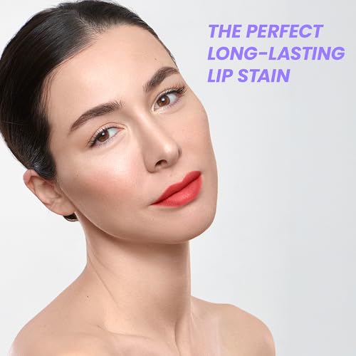 Wonderskin Wonder Blading Lip Stain Peel Off Masque - Long Lasting, Waterproof and Transfer Proof Pink Lip Tint, Matte Finish Peel Off Makeup (Crush Masque) - 8