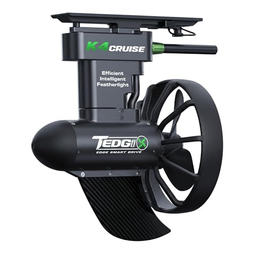Camolech K4 400W bürstenloser SUP Motor elektrischer Finnen-Paddel-Board-Booster für Kajak 9 1 kg Schub Universal-Unterwasser-Schub-Kit mit Bluetooth-Fernbedienung (No Batterie)