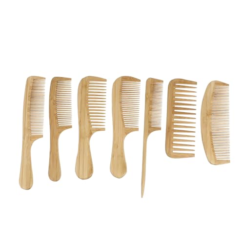 Brosse et peigne bambou antistatique pour un démêlage parfait sans casse