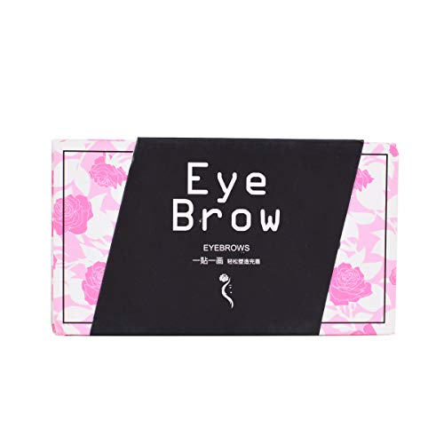 TECKE 36 Pairs Natural Eyebrow Card DIY Template Eyebrow Modeling Tool for Women Girls and Ladies 6 Styles
