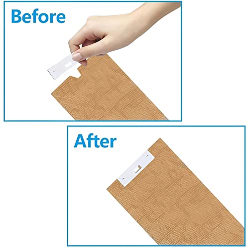 Accencyc 20 Pcs Vertical Blind Repair Vane Savers Metal Vertical Blind Repair Tabs Window Blinds Replacement #TOP2