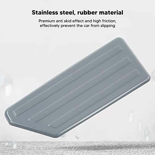 Foot Rest Pedal, Driver Side Dead Pedal Left Side Foot Rest Kick Panel Anti-Slip Thickened Foot Peg Compatible Dead Foot Rest Pad Kick Panel Foot Rest Stainless Steel Pedal Pad Cover - Image 6