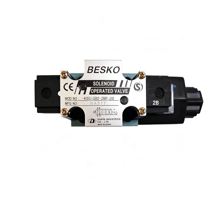 Amazon.com: BESKO SOLENOID OPERATED Hydraulic VALVE KSO-G02-2BP-20