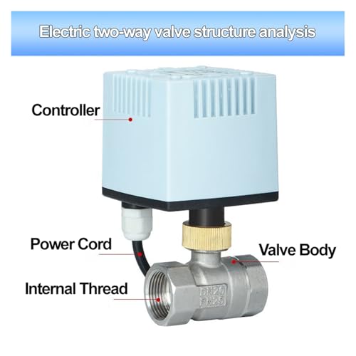 Válvula de bola motorizada e impermeable IP67 de acero inoxidable para control fluido 5