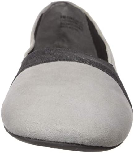 Aerosoles Women's Run Along Ballet Flat, Grey Suede, 8 M US | Image 1
