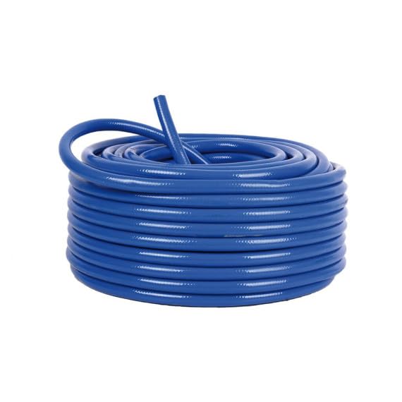 Tubo compressore blu rinforzato PVC 50 metri