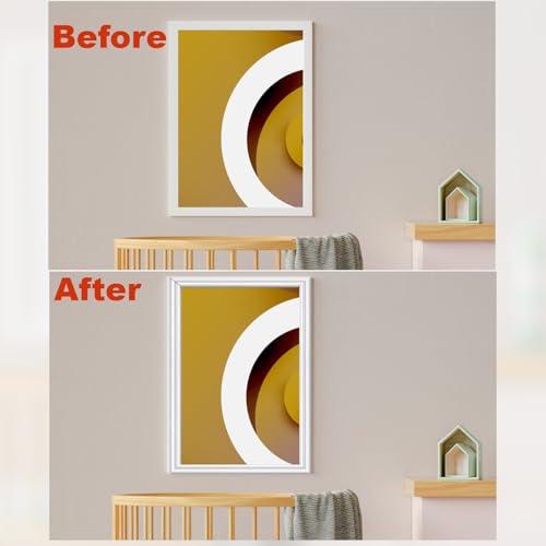 Moldura de pared autoadhesiva 3D flexible de 20 pies para marcos y espejo 5