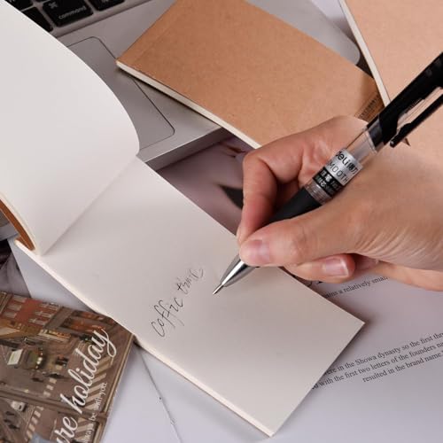 Luxiremi 6 Pack Daumenkino Blanko, A7 Small Notepads Refills, 50 Blätter Mini Pocket Notepad Small Notebook für die Aufnahme von Notizen und Erinnerungen Organisation Planung