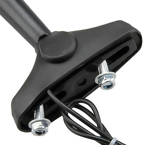 Image of R15 Side Mirror with Built-In LED Indicator, Black, compatible with Yamaha R15, Suzuki Burgman, Bajaj Pulsar RS, Pair