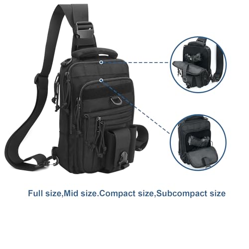 DegeTMVe Dual Pistol Holster Chest Bag