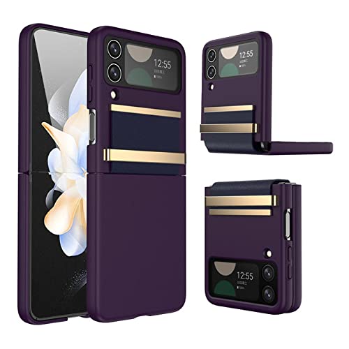 Coque Samsung Galaxy Z Flip 4 et 3 5G pliante avec dragonne réglable et film écran intégré