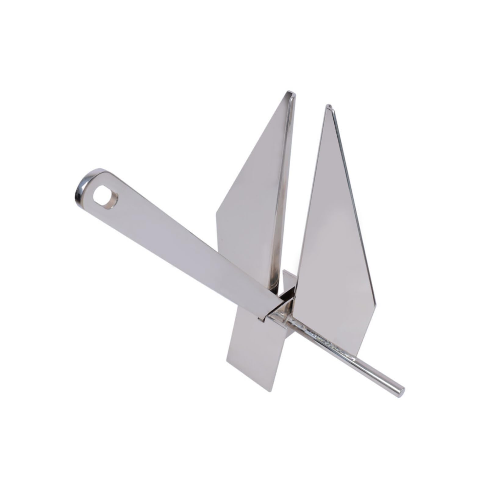 Faltanker mit Schaft Klappbar Pflugscharanker Faltbar Bootsanker für Boot, Schlauchboot, XHDFSM15KG