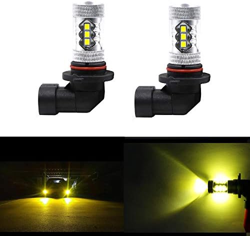 HB4 Fog Light Bulbs 9006 Led Bulbs Super Bright Gold Yellow 3000K,16-SMD High Power DRL Fog LED Bulbs 2-pack