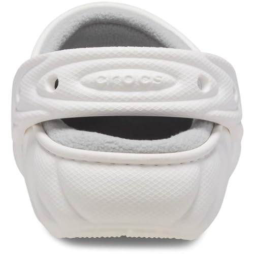 Image of Crocs Unisex Adult Classic Lined Overpuff & Geometric Fuzzy Clogs