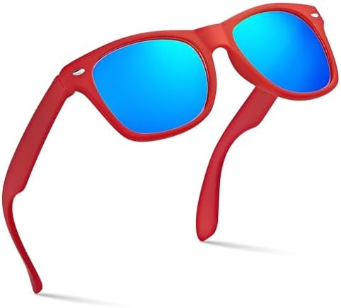 Retro Rewind Kids Sunglasses for Boys Girls Age 3-12 - Shatterproof UV400 Toddler Children Sun Glasses
