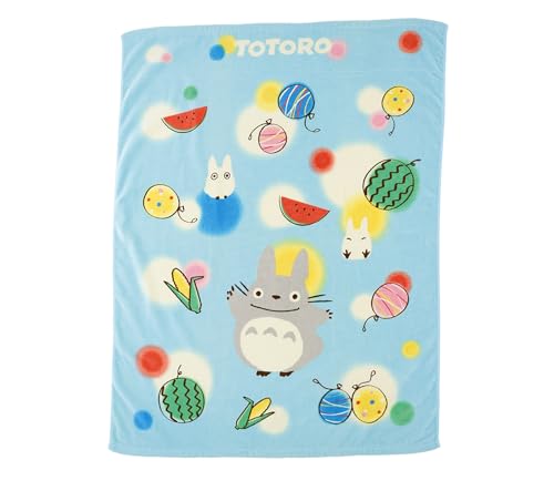 丸眞 タオルケット 子供用 ジブリ トトロ キャラクター となりのトトロ イエロー かわいい 綿100% 女の子 男の子 お昼寝ケット 夏用 保育園 幼稚園 1065004000