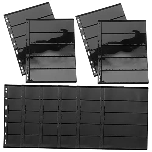 Alipis Loose-Leaf Stamp Storage Pocket A5 Stamp Book Holder for Collecting Supplies