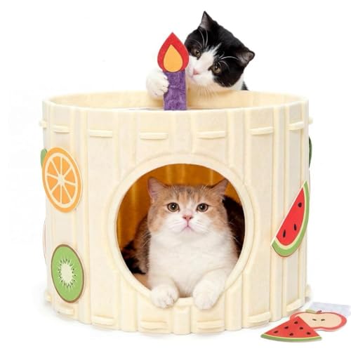 Niche pour chat d'intérieur et lit confortable pour chat de salon - 2