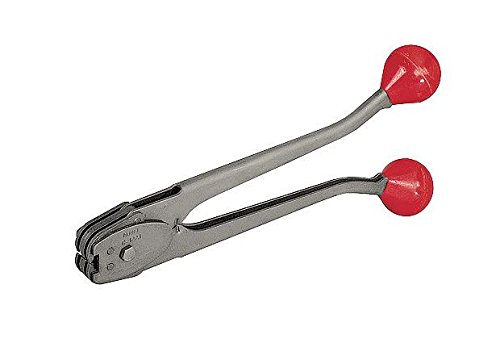 Signode 008610 Model C-5823 Manual Regular Duty Sealer for Steel Strapping, Front-Action, 5/8" Strap Width, Double Notch