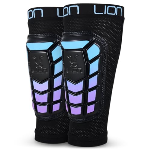 Flexible Football Shin Pads – Lightweight & Comfortable Protective Gear – Secure Fit for Playing (Small)