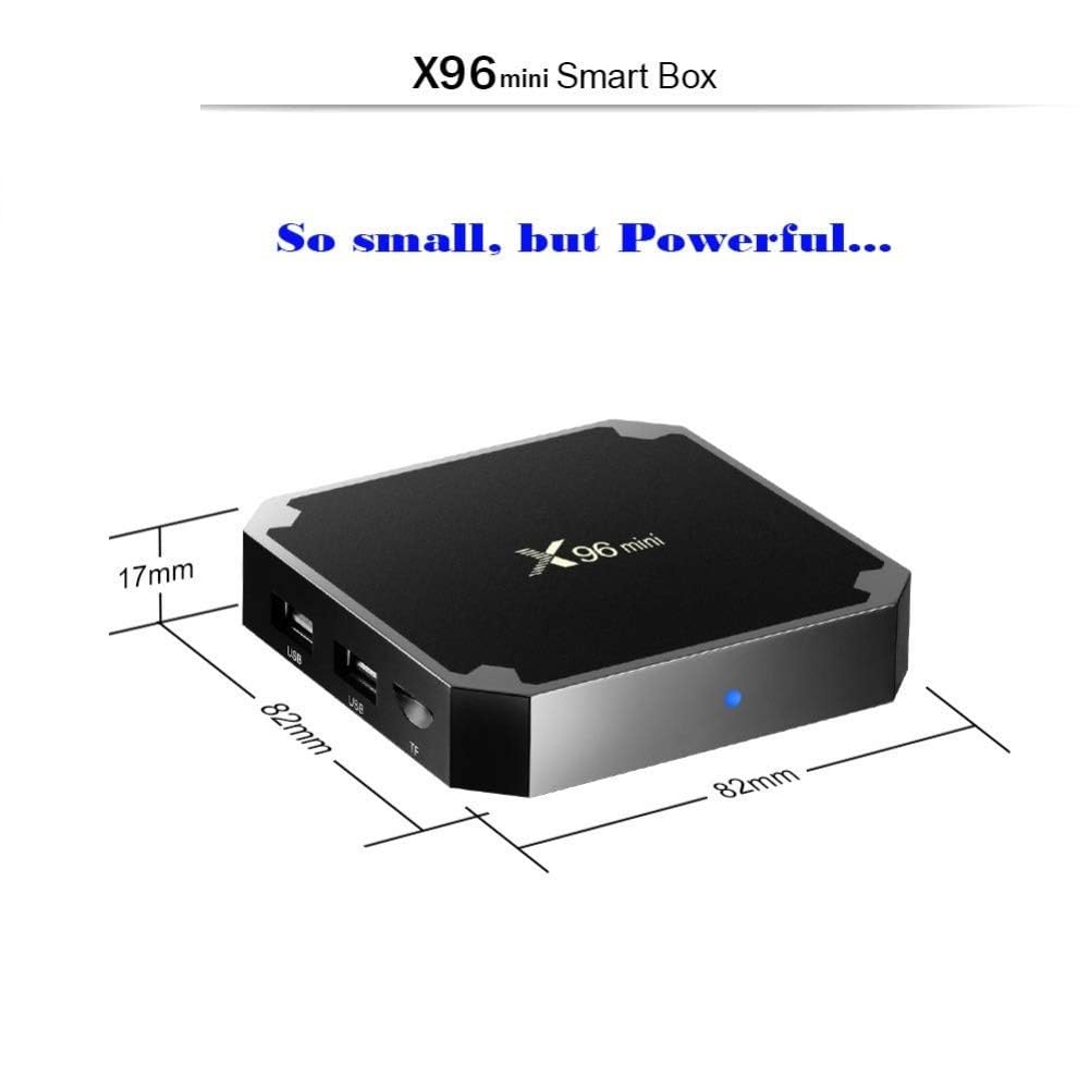 X96 Mini Smart TV Box 4 GB RAM i 64 GB ROM Box Android TV Box Media Player (Android 12.0) z pilotem i kablem HDMI, odtwarzacz multimedialny 4K Box TV