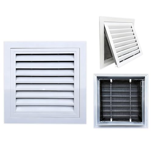 Panel de acceso ventilado de aluminio de 80x25 cm para rejilla de fontanería y paneles de yeso