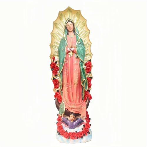 Estatua religiosa de Nuestra Señora de Guadalupe 36 pulgadas alta