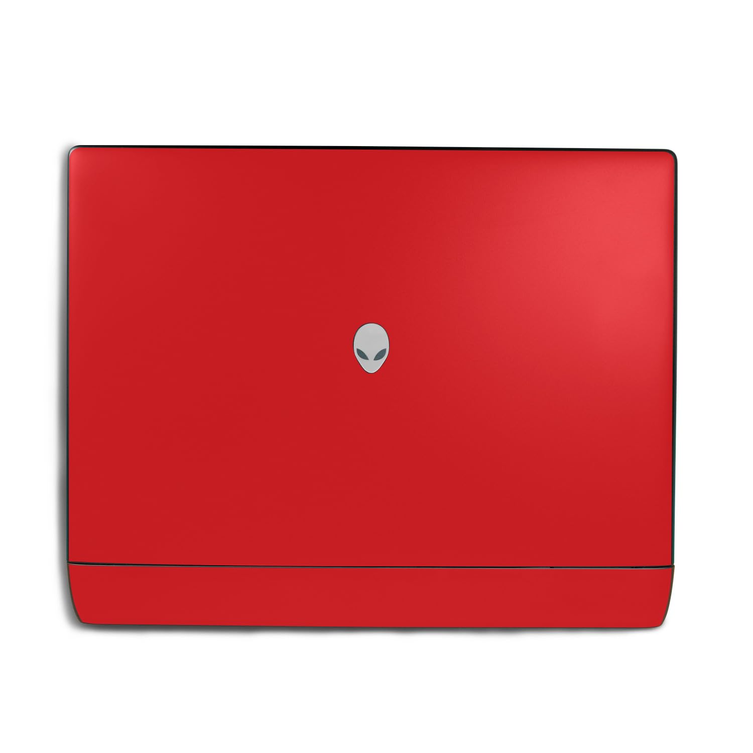 Laptop Skin Compatible with Alienware 18 Area-51 (2025) - Solid Red - Premium 3M Vinyl Protective Wrap Decal Cover - Easy to Apply | Crafted in The USA by MightySkins