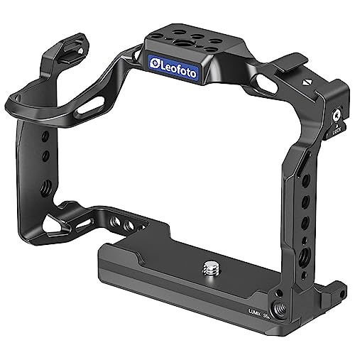 Image of Leofoto Lumix S5II Camera Cage, for Panasonic Lumix S5 II, ARRI, Anti-Twist, Lightweight, Arca Compatible