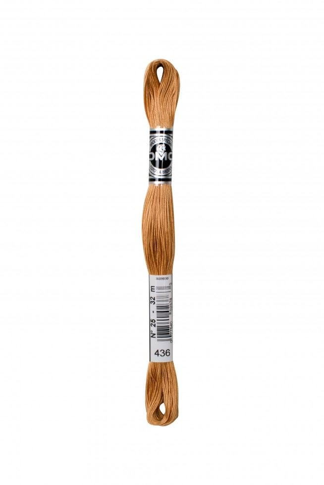DMC Size 25 Coton A Broder Special Embroidery Thread - 436 Beige - Each — image 1