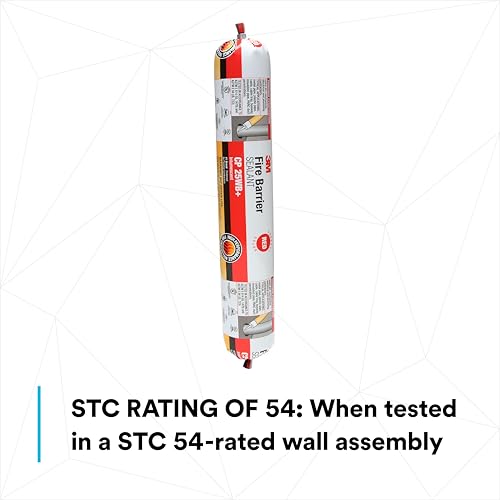 3M Fire Barrier Sealant CP 25WB+, Red, 20 fl oz Sausage Pack - image 3