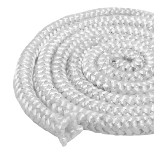 Generic Corda de fibra de vidro para vedação de porta de fogões de madeira, substituição redonda, ef