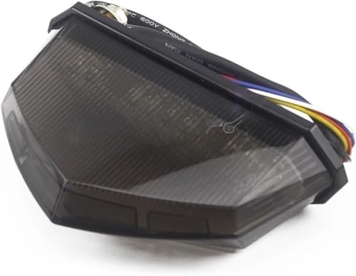 Luz trasera de guardabarros ahumada universal para moto y scooter