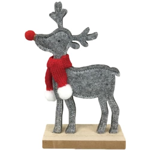 キューフラ(Q-FLA) トナカイ S GRY 北欧 置物 装飾 ハロウィーン クリスマス 飾り 室内 インテリア デコレーション 手芸用品 830303