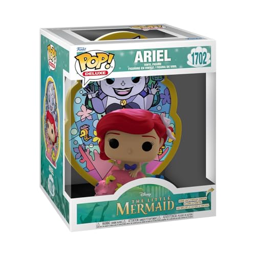 Funko Pop! Deluxe: Little Mermaid - Ariel - Stained Glass - Collectable Vinyl Figure - Gift Idea - Official Merchandise - Toys for Kids & Adults - Disney Fans - Model Figure for Collectors and Display