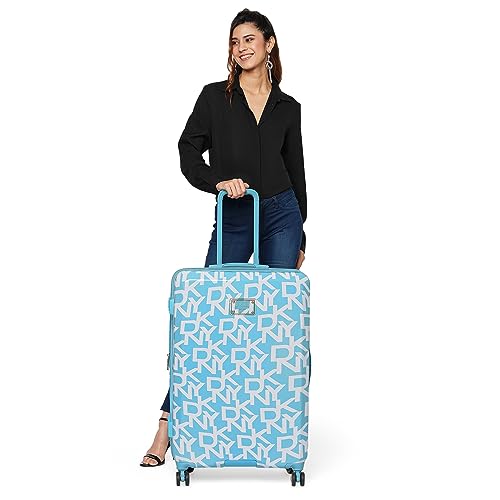 Image of DKNY Deco Signature Range Blue Color 28 inch Large Trolley