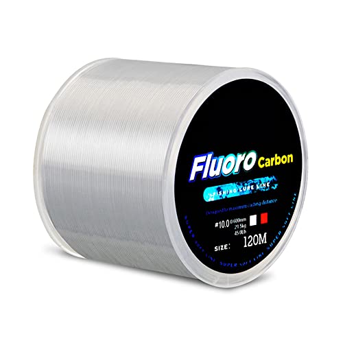 Fishing Line Clear Invisible Hanging Wire Strong Nylon String Clear Fluorocarbon Strong Monofilament Fishing Wire 120 Meters Abrasion Resistant Fly Fishing Line For Freshwater #TOP6
