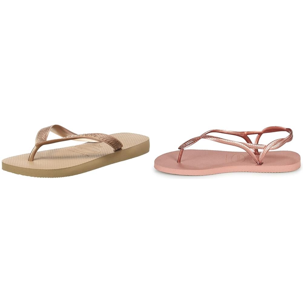Havaianas Infradito Oro Rosa 37/38 EU + Infradito Rosa 37/38 EU