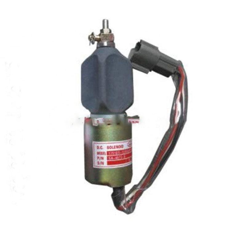 Replacement 1751-246UIBIS5A 12V Fuel Flameout Stop Solenoid Switch for CAT Excavator E200B
