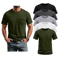 Black, White, Army Green, Light Gray, Dark Gray